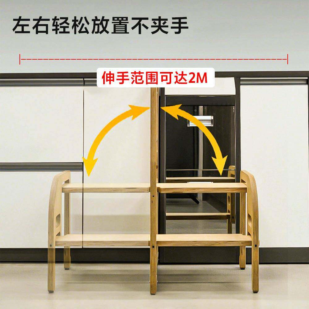 多功能隐藏折叠二增台步梯子嵌二步梯凳入衣式橱柜家用儿童阶垫脚