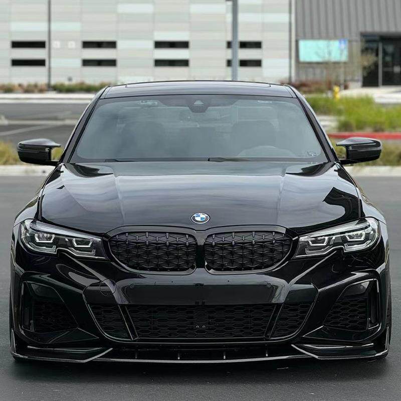 适用于宝马新G3325/G20/2系8改装PM前唇前铲小包166围前杠装饰