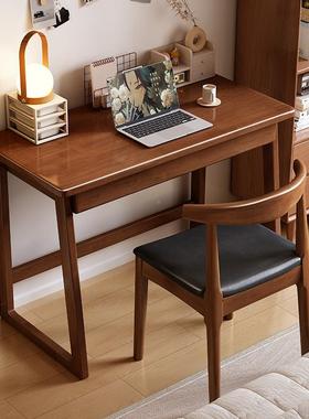 实木书桌5c卧m26835桌宽窄桌子小户4型学生家用学习桌室简易电脑
