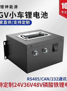 锂agv小车244V60AH锂电池81285通物流搬运车洗地讯机磷酸铁电池组