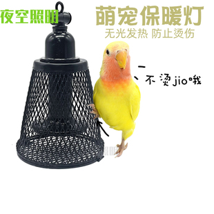 宠物猫狗舍鹦鹉八哥鸟无光陶瓷取暖灯保温加热灯罩芦丁鸡防咬防烫