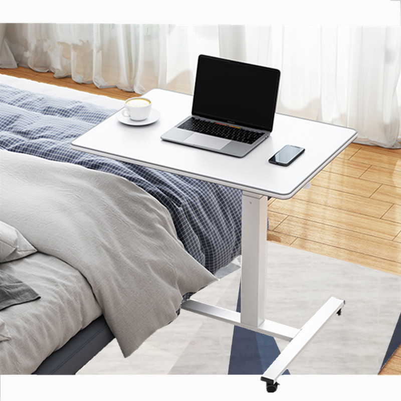 可移动升降护理桌站立式办公笔记本电脑桌子懒人床上沙发侧边书桌