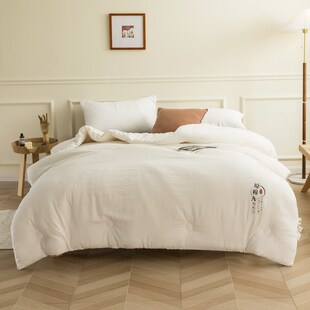 A类大豆纤维被子冬季加厚保暖冬被四季春秋被太空被芯单人棉被褥