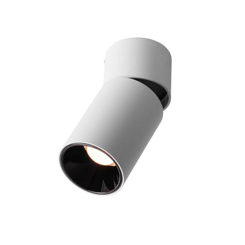 明装射灯LED天花灯家用可调角度店铺商用cob轨道灯小吸顶明装筒灯,家装灯饰光源,明装射灯,淘宝优惠券,粉丝福利购,淘宝优惠卷