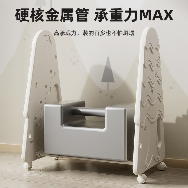 儿童书架宝宝绘本架幼儿园置物架小孩落地玩具收纳架书柜家用多层