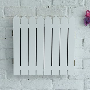 创意电闸箱电表箱装饰北欧风遮挡田园栅栏弱电箱墙面配电箱装修