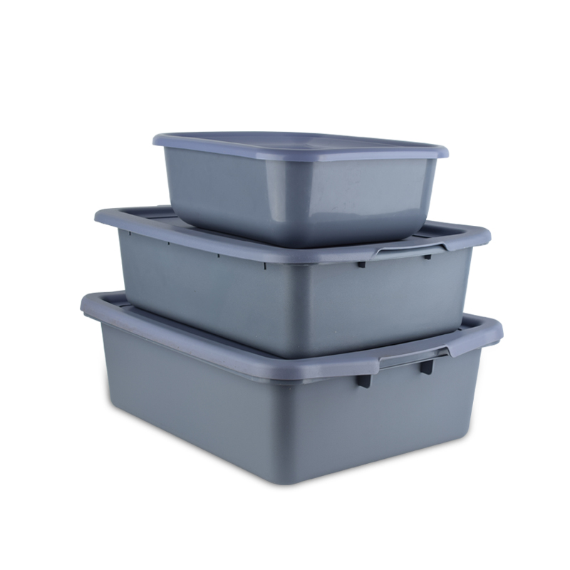 酒店塑料收纳盆餐具收集盆筷子废渣收集桶厨房洗菜盆餐车配套挂桶