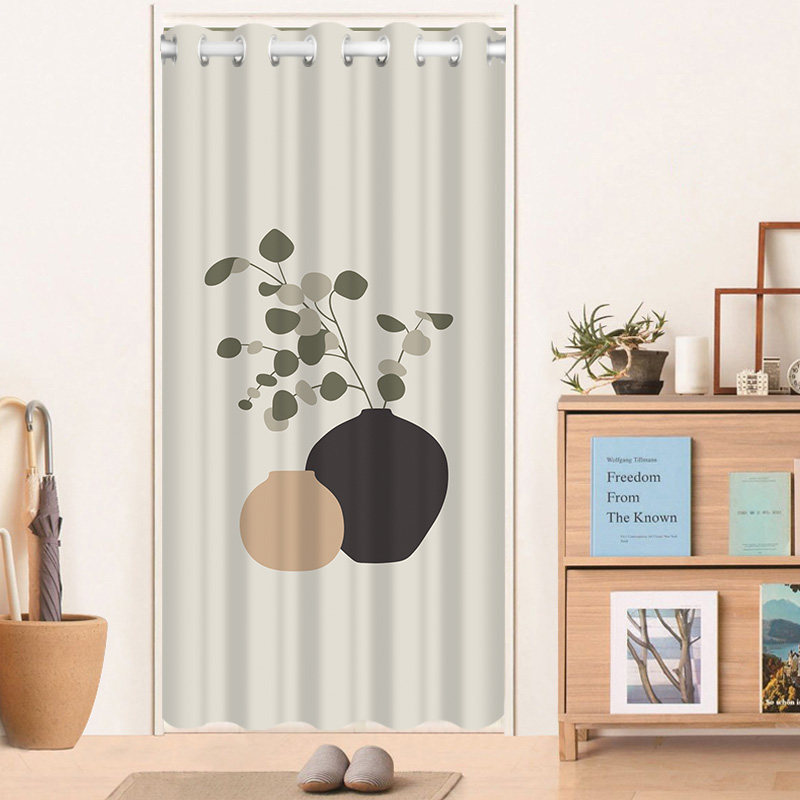 夏季挡风空调门帘厨房遮挡帘卧室家用免打孔布帘卫生间厕所隔断帘,居家布艺,门帘,淘宝优惠券,粉丝福利购,淘宝优惠卷