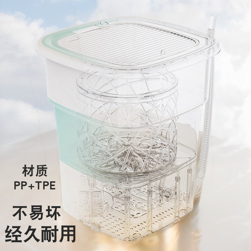 折叠洗衣机迷你小型内衣内裤家用宿舍宝宝专用便携洗脱一体多功能