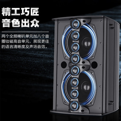 惠度X-806压铸铝箱体多功能厅体育馆宴会厅会议室音柱线线阵音箱