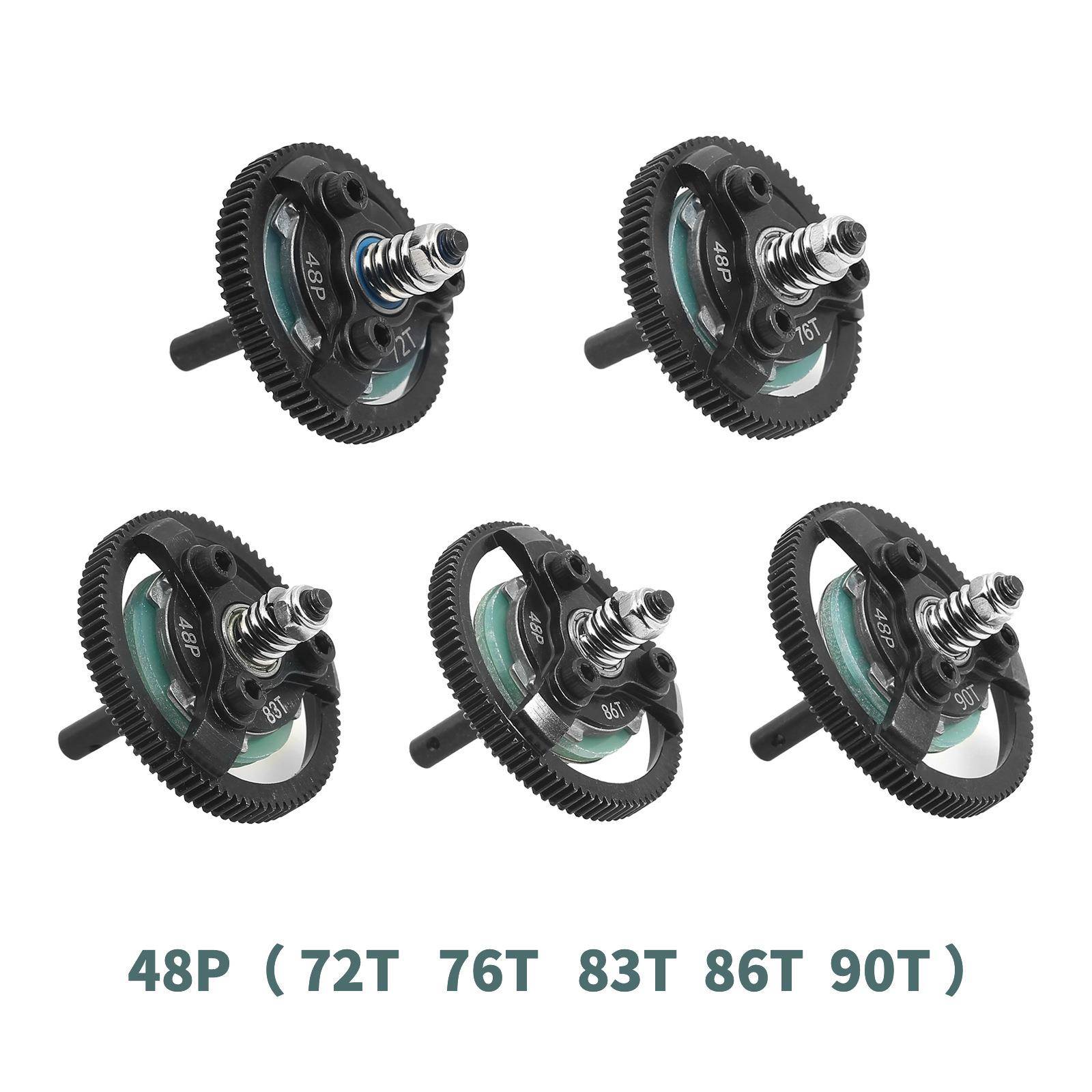 1/10TRAXXASSLASH2WD波箱齿轮48P总成=72T+76T+83T+86T+90T