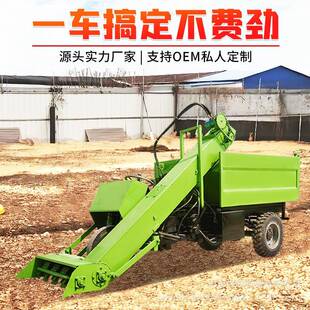 养殖场自走式四轮铲粪车60马力四轮清污车规格清粪车整机宽2米