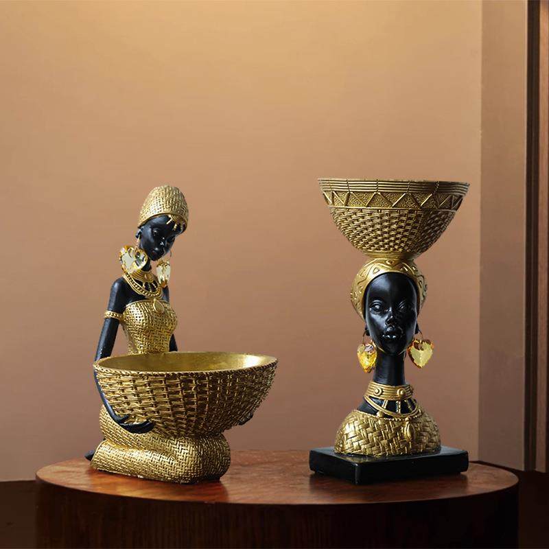 新品创意复古非洲艺术女人客厅家居装饰玄关酒柜树脂工艺摆件,节庆用品/礼品,新娘配件,淘宝优惠券,粉丝福利购,淘宝优惠卷