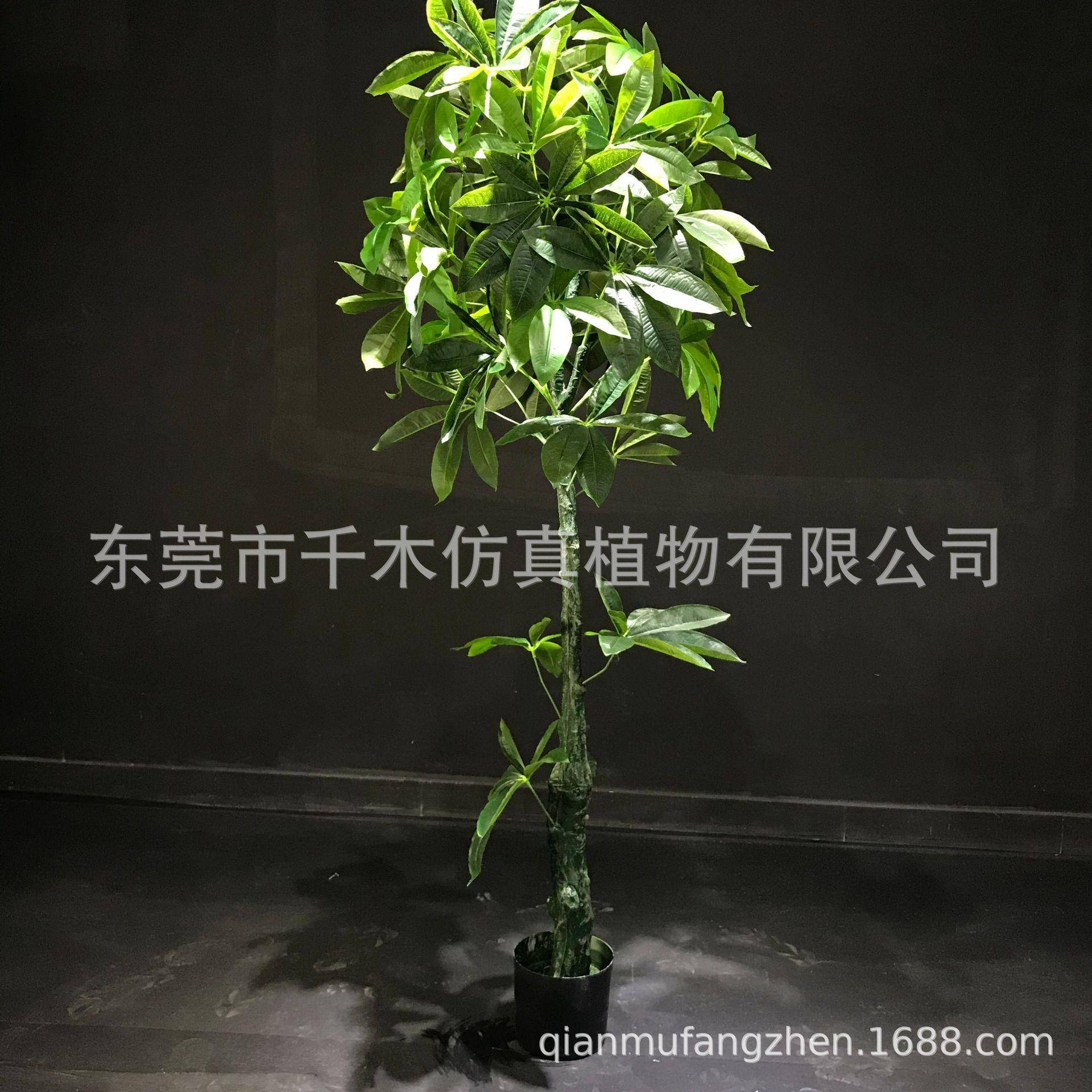 假花发财树仿真植物落地树盆栽大型客厅假盆景塑料室内花装饰绿植
