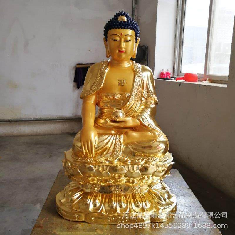 直销铜如来铜雕如来精品铜如来大型铜如来雕塑