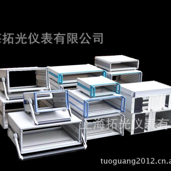 19英寸铝合金机箱3u4u5u插箱铝机箱安装箱铝型材台式机箱