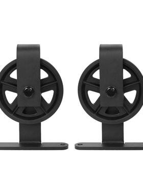 美式拼接6.6ft6ft顶装大轮滑轮谷仓门五金套