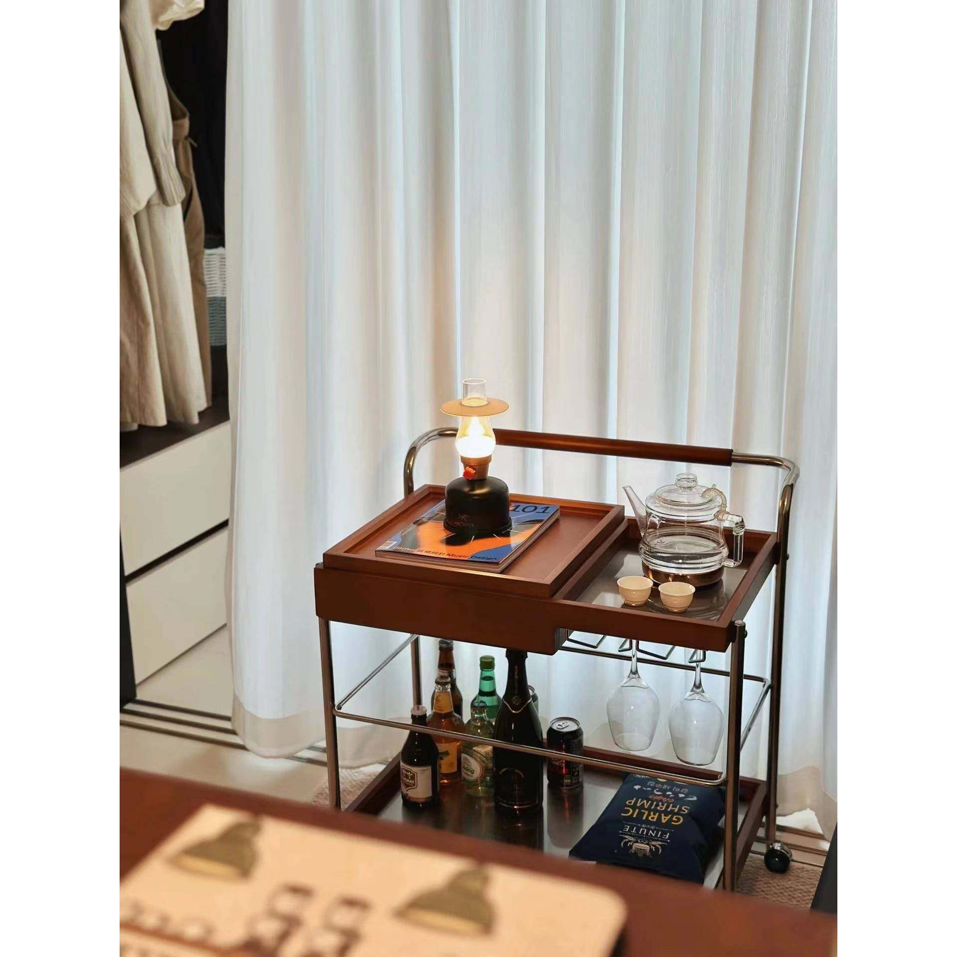 小推车边几进口白蜡木客厅可移动沙发边几复古侧边柜角几小茶几,机械设备,其他机械设备,淘宝优惠券,粉丝福利购,淘宝优惠卷