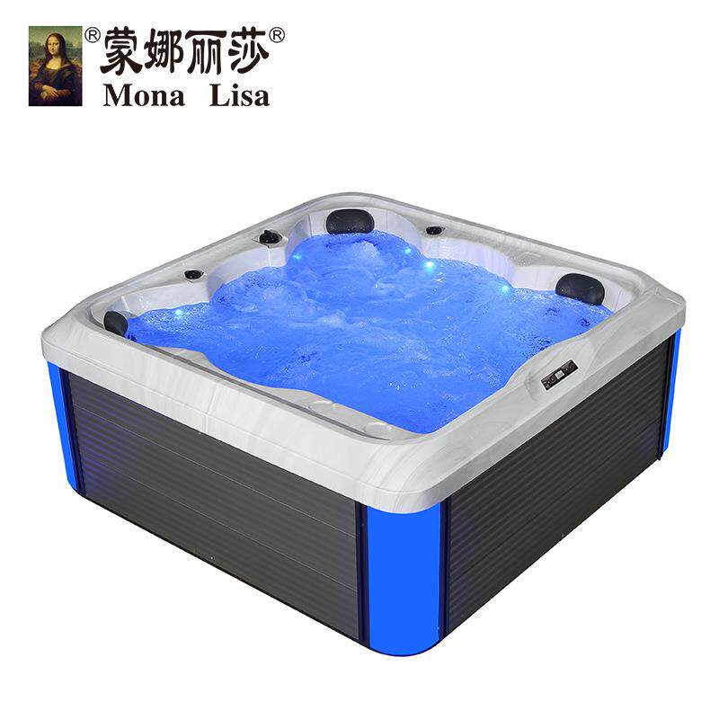 蒙娜丽莎欧美CE出口认证户外冲浪按摩豪华智能恒温别墅超大型浴缸