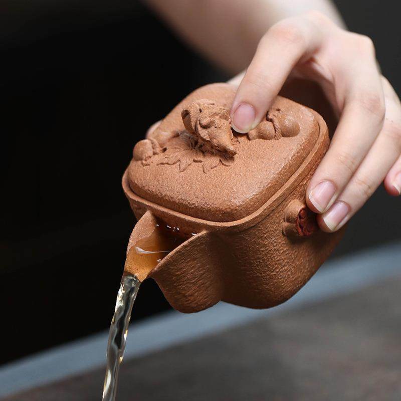 宜兴原矿紫砂如意葫芦手抓壶分茶器泡茶杯茶具配件仿生公道杯盖碗,机械设备,其他机械设备,淘宝优惠券,粉丝福利购,淘宝优惠卷