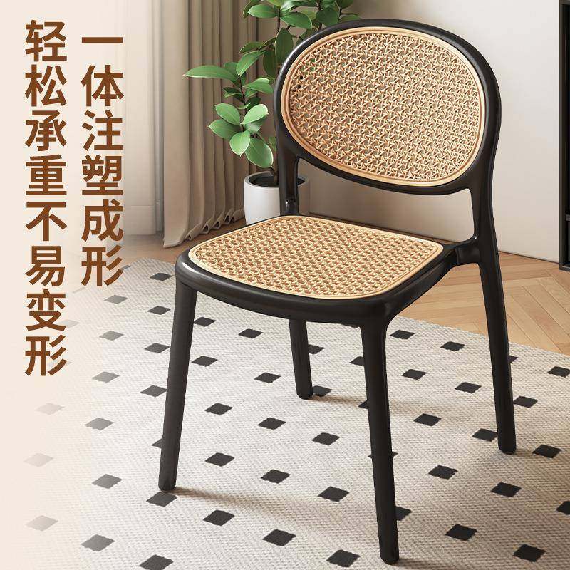 藤编椅子塑料加厚户外家用可叠放餐椅中古仿实木儿童书桌靠背凳子,机械设备,其他机械设备,淘宝优惠券,粉丝福利购,淘宝优惠卷
