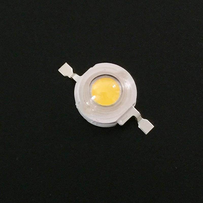 暖白正白光大功率灯珠1w大功率led灯珠照明光源手电筒