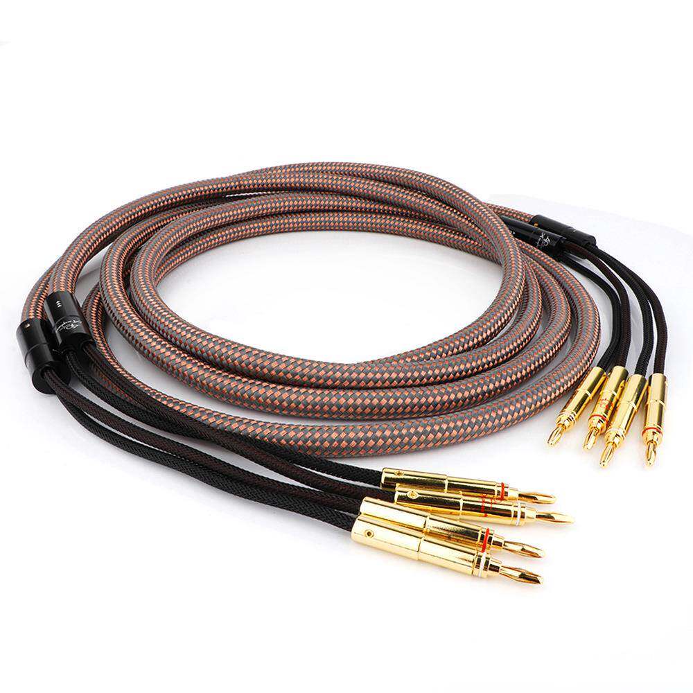 金嗓子40周年纪念版发烧级喇叭线hifi音响线专业音箱CD功放连接线