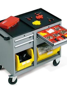 IEOU/奕优移动工作台100843储物移动柜收纳钢制工具箱抽屉