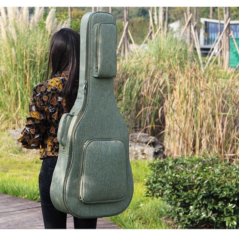 加厚吉他包双肩吉他琴包39寸40寸41寸木吉他袋加厚古典民谣吉他包