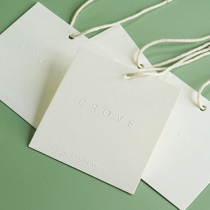 吊牌定做男女装通用时尚挂牌服装标签logo设计百搭衣服牌子定制空