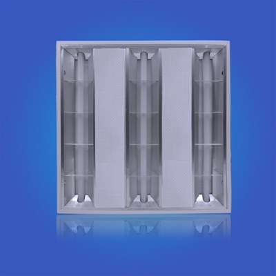 T5T8LED格栅灯600x600嵌入式灯盘商场办公室天花板矿棉板顶灯