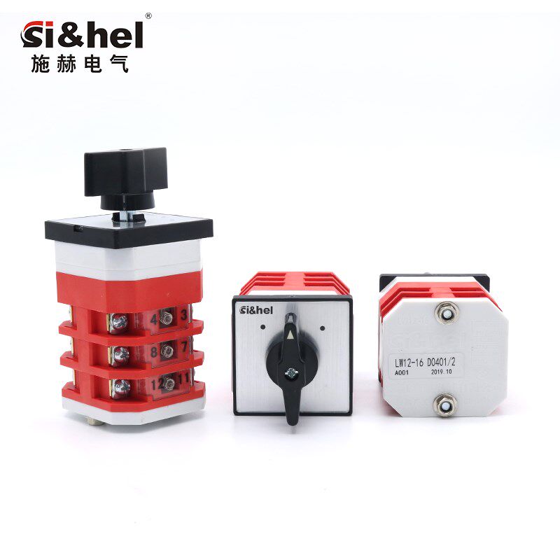 LW12-16D0724/3万能转换开关三档三节双电源切换手动停止自动