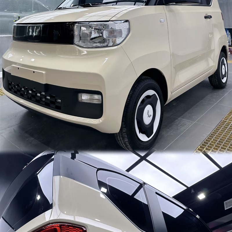 汽车改色膜白色亚亮光面白消光白水晶白后照镜内饰全车身贴膜贴纸