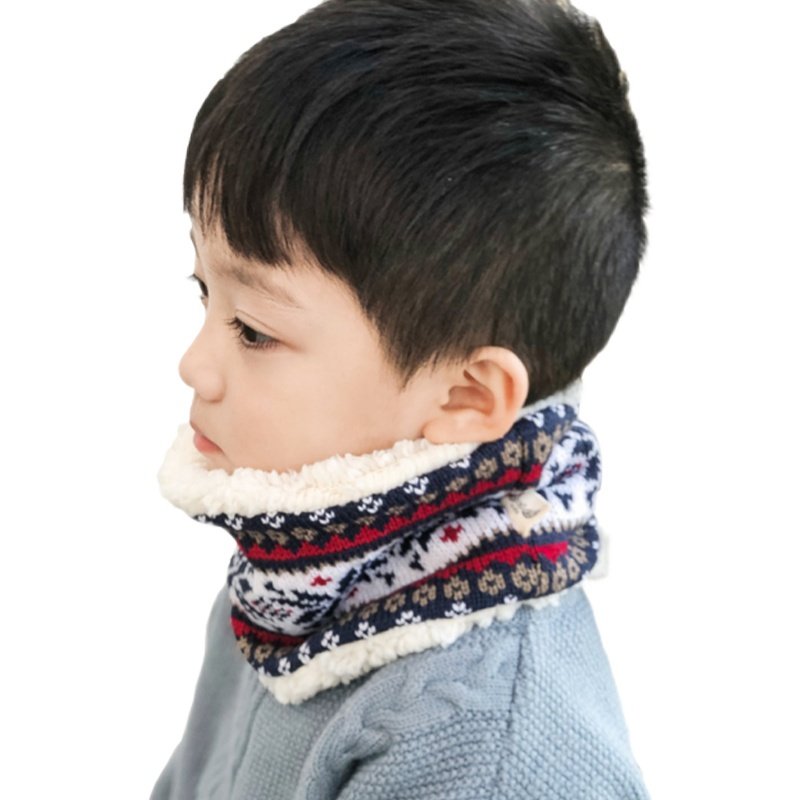 儿童脖套双层秋冬男女儿童围脖宝宝冬季加绒毛线保暖针织儿童围巾,童装/婴儿装/亲子装,围巾,淘宝优惠券,粉丝福利购,淘宝优惠卷