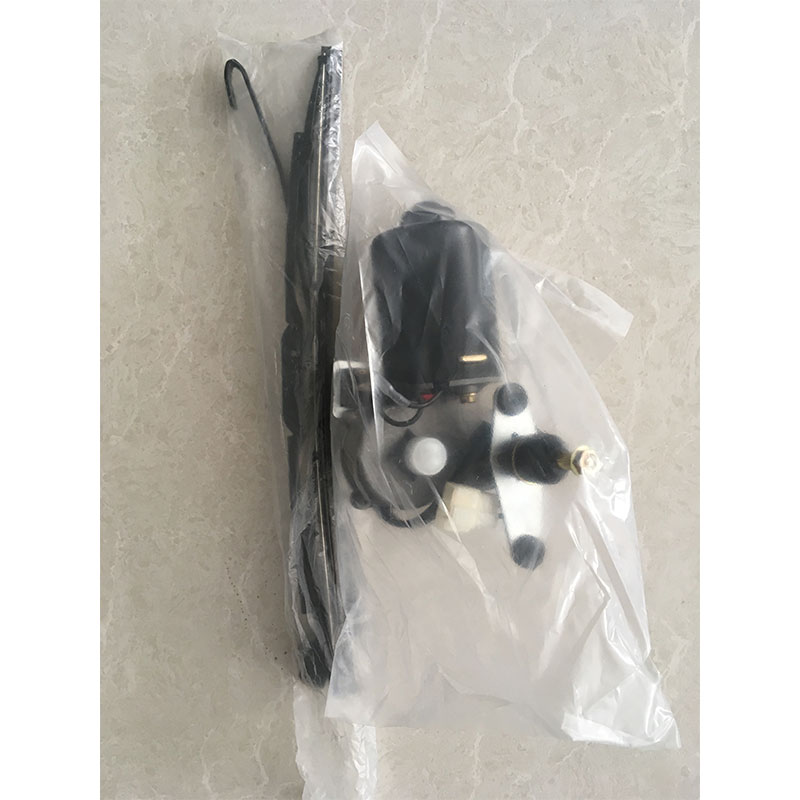 新品摩托雨棚配套手电动自动刮雨器车棚通用款全带手柄电机雨刮器