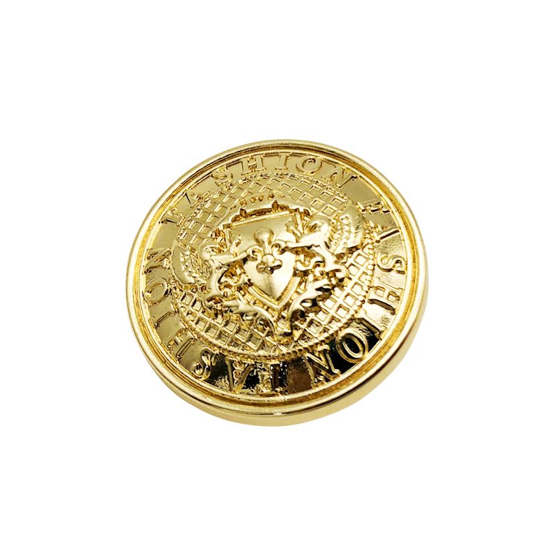 英伦风金属大衣纽扣高档男女西装扣风衣外套服装扣子金色百搭圆形