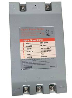 数字变器频器单相转转三相数2字相位换移相器20CPS-5HP-240VAC工