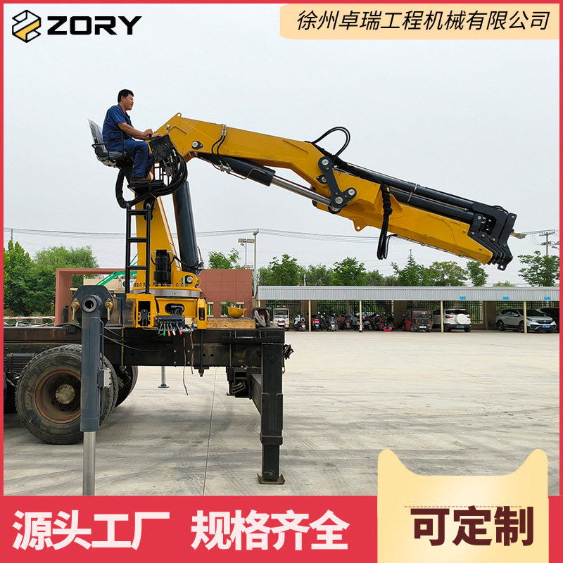16吨卡车吊折臂随车吊臂移动式随车起重机运输吊车20吨伸缩千斤顶