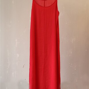 夏季丝棉文艺打底吊带背心裙女衬裙宽松内搭小吊带衫大码棉麻女装