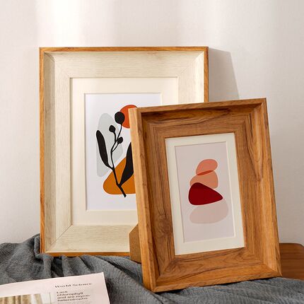 创意简约拼色相框摆台6寸7寸8寸情侣照画框洗照片可挂墙框架定制