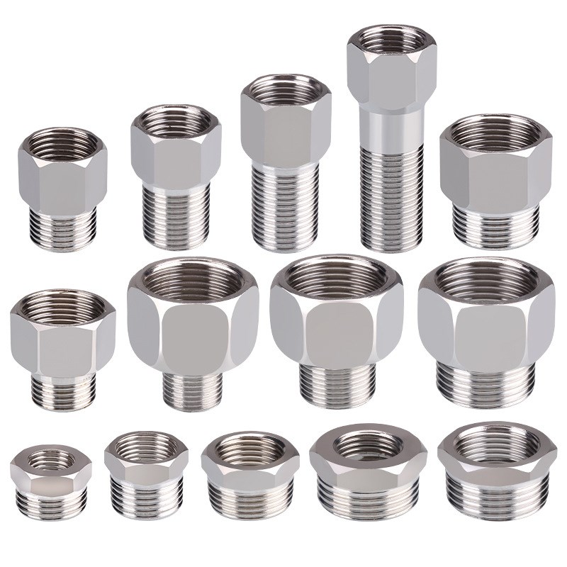 内外丝接头不锈钢4分6分加长直接四分延长管6分变4分变径水暖补芯