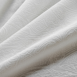 纱 浮雕纱房间客厅透光不透人侘寂卧室纱帘复古欧式 2023年新款 法式