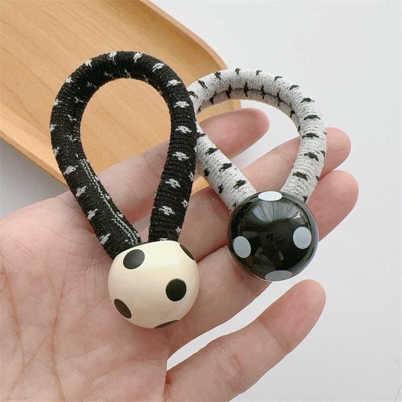 A2096韩国毛巾圈头饰绑头发皮筋黑白波点蝴蝶结发绳可爱少女,童装/婴儿装/亲子装,发饰,淘宝优惠券,粉丝福利购,淘宝优惠卷