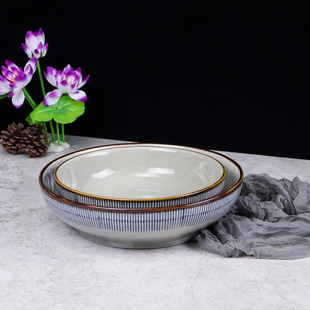 陶瓷大汤碗酸菜鱼盆餐具商用饭店水煮鱼碗肉片毛血旺大碗餐厅盘子