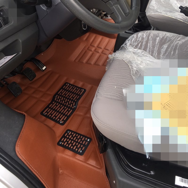 东风小康C32S双排脚垫小康C31单排小康C52 C51用皮革防水车垫子