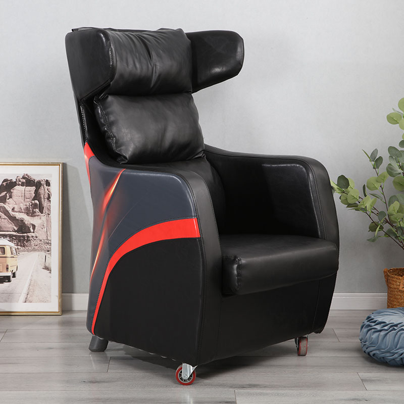 飞翔网咖网吧沙发椅子电竞游戏简约高靠背电脑桌椅套装可定制