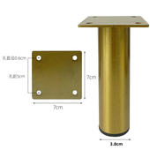 不锈钢材质38管加粗家具支撑腿沙发脚柜脚吧台脚玄关支架电视柜脚