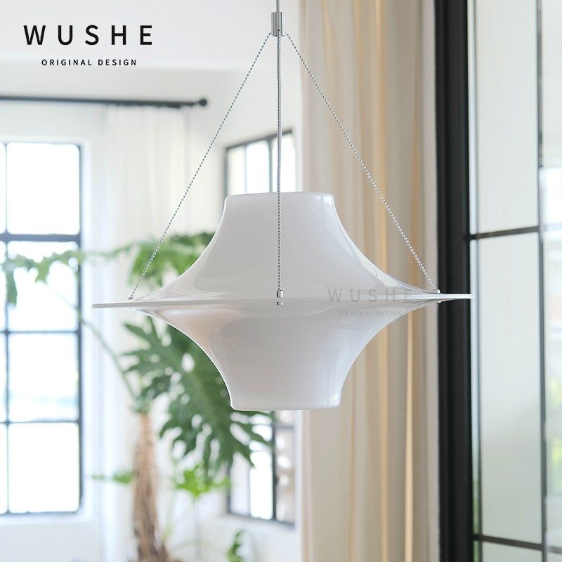 北欧lokki海鸥中古餐厅吊灯法式复古奶油风书房客厅卧室飞碟吊灯,家装灯饰光源,餐厅吊灯,淘宝优惠券,粉丝福利购,淘宝优惠卷