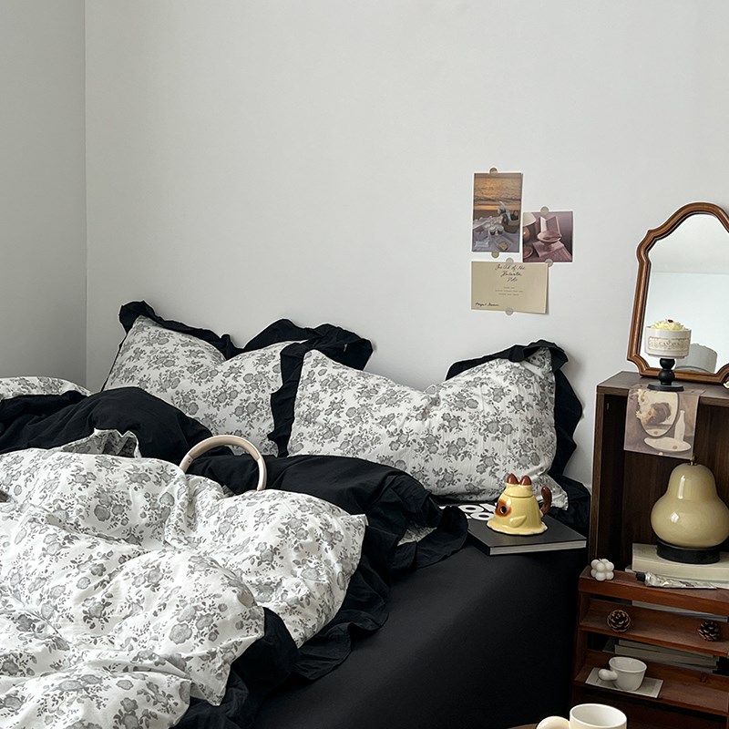 花边工艺款 I 被套单件三件套150x200x230cm被罩大学生宿舍单双人