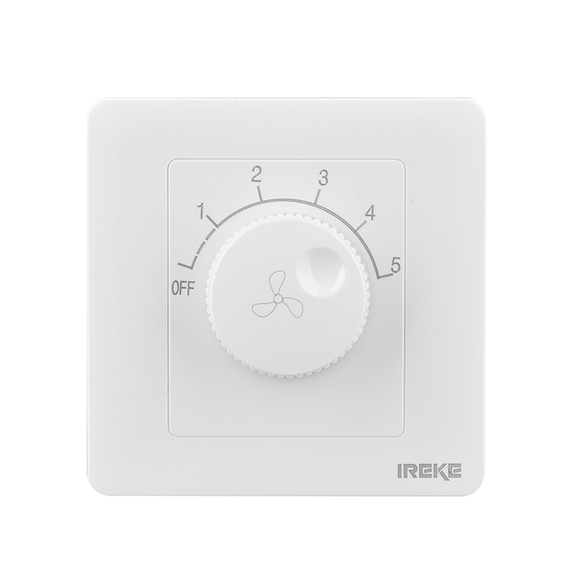 86型无极调速吊扇开关调速器家用暗装五档调速开关220v风机调速器